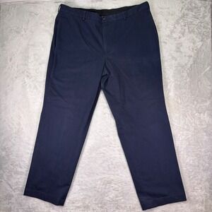 Brooks Brothers Men's Chino Pants W42 L32 Navy Clark Fit Advantage Cotton